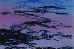 Alpint landskap (38 x 24 cm) 5.500 kr m/ramme