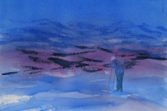 Skiløper (30 x 44 cm) 4.500 kr